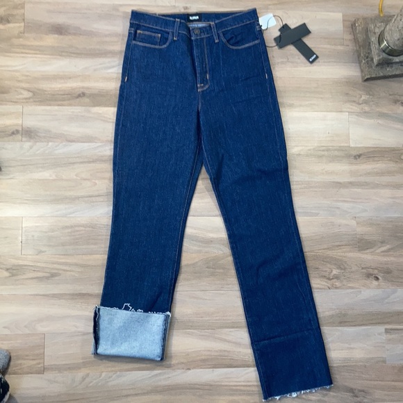 Hudson high rise Zoeey deep cuff straight crop jean size 27 - Picture 3 of 14